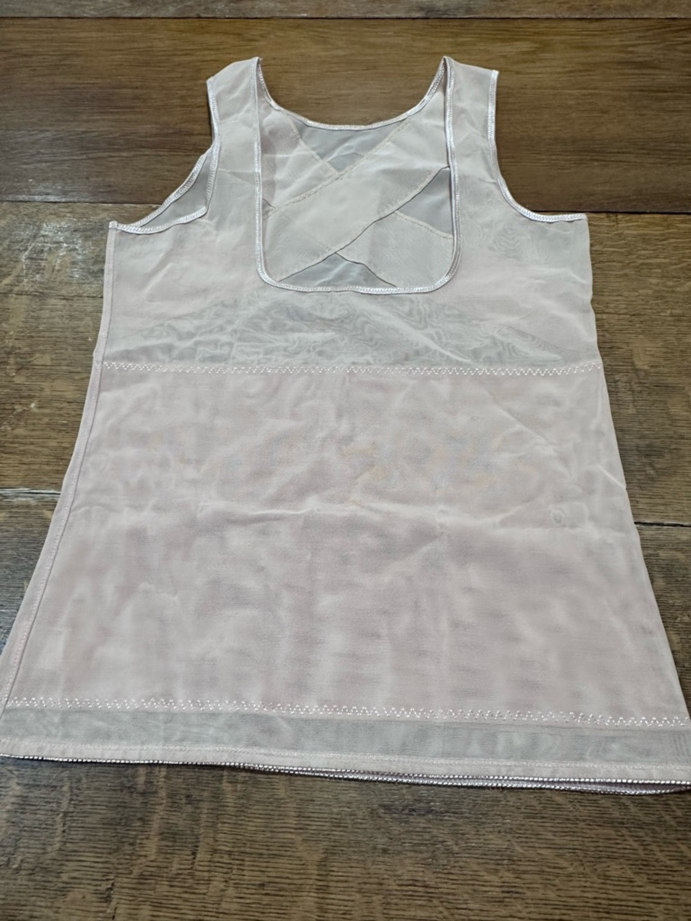 Kymaro Light Pink Sheer Shaping Tank sz XXL